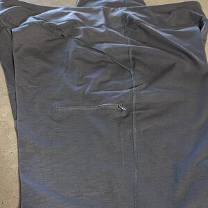 Duluth Trading Co Women’s NoGA Relaxed Boot Cut Charcoal Stretch Pants XXL x 31